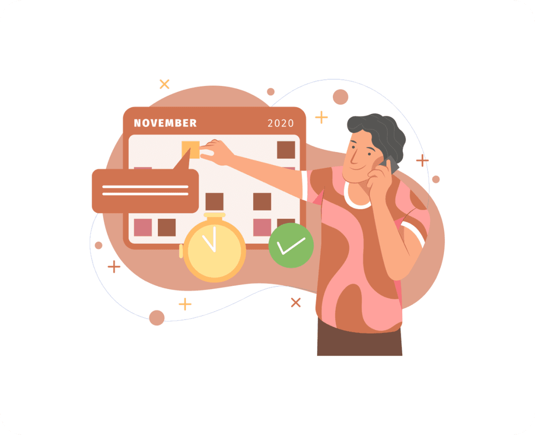 Contact us illustration